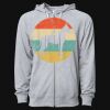 Icon Unisex Lightweight Loopback Terry Full-Zip Hooded Sweatshirt Thumbnail
