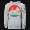Icon Unisex Lightweight Loopback Terry Full-Zip Hooded Sweatshirt Thumbnail