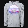 Icon Unisex Lightweight Loopback Terry Full-Zip Hooded Sweatshirt Thumbnail
