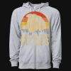 Icon Unisex Lightweight Loopback Terry Full-Zip Hooded Sweatshirt Thumbnail