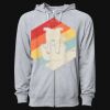 Icon Unisex Lightweight Loopback Terry Full-Zip Hooded Sweatshirt Thumbnail