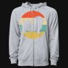 Icon Unisex Lightweight Loopback Terry Full-Zip Hooded Sweatshirt Thumbnail