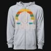 Icon Unisex Lightweight Loopback Terry Full-Zip Hooded Sweatshirt Thumbnail