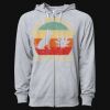 Icon Unisex Lightweight Loopback Terry Full-Zip Hooded Sweatshirt Thumbnail