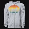 Icon Unisex Lightweight Loopback Terry Full-Zip Hooded Sweatshirt Thumbnail