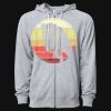 Icon Unisex Lightweight Loopback Terry Full-Zip Hooded Sweatshirt Thumbnail