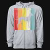 Icon Unisex Lightweight Loopback Terry Full-Zip Hooded Sweatshirt Thumbnail