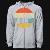 Icon Unisex Lightweight Loopback Terry Full-Zip Hooded Sweatshirt Thumbnail