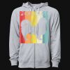 Icon Unisex Lightweight Loopback Terry Full-Zip Hooded Sweatshirt Thumbnail