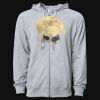 Icon Unisex Lightweight Loopback Terry Full-Zip Hooded Sweatshirt Thumbnail