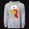Icon Unisex Lightweight Loopback Terry Full-Zip Hooded Sweatshirt Thumbnail