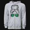 Icon Unisex Lightweight Loopback Terry Full-Zip Hooded Sweatshirt Thumbnail