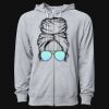 Icon Unisex Lightweight Loopback Terry Full-Zip Hooded Sweatshirt Thumbnail