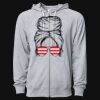Icon Unisex Lightweight Loopback Terry Full-Zip Hooded Sweatshirt Thumbnail