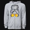 Icon Unisex Lightweight Loopback Terry Full-Zip Hooded Sweatshirt Thumbnail