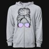 Icon Unisex Lightweight Loopback Terry Full-Zip Hooded Sweatshirt Thumbnail