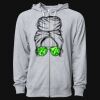 Icon Unisex Lightweight Loopback Terry Full-Zip Hooded Sweatshirt Thumbnail