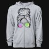 Icon Unisex Lightweight Loopback Terry Full-Zip Hooded Sweatshirt Thumbnail