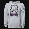 Icon Unisex Lightweight Loopback Terry Full-Zip Hooded Sweatshirt Thumbnail