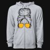Icon Unisex Lightweight Loopback Terry Full-Zip Hooded Sweatshirt Thumbnail