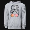Icon Unisex Lightweight Loopback Terry Full-Zip Hooded Sweatshirt Thumbnail