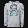Icon Unisex Lightweight Loopback Terry Full-Zip Hooded Sweatshirt Thumbnail