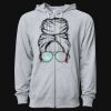 Icon Unisex Lightweight Loopback Terry Full-Zip Hooded Sweatshirt Thumbnail