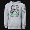Icon Unisex Lightweight Loopback Terry Full-Zip Hooded Sweatshirt Thumbnail