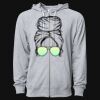 Icon Unisex Lightweight Loopback Terry Full-Zip Hooded Sweatshirt Thumbnail