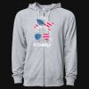 Icon Unisex Lightweight Loopback Terry Full-Zip Hooded Sweatshirt Thumbnail