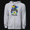 Icon Unisex Lightweight Loopback Terry Full-Zip Hooded Sweatshirt Thumbnail
