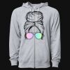 Icon Unisex Lightweight Loopback Terry Full-Zip Hooded Sweatshirt Thumbnail