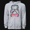 Icon Unisex Lightweight Loopback Terry Full-Zip Hooded Sweatshirt Thumbnail