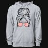 Icon Unisex Lightweight Loopback Terry Full-Zip Hooded Sweatshirt Thumbnail