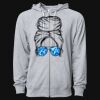 Icon Unisex Lightweight Loopback Terry Full-Zip Hooded Sweatshirt Thumbnail