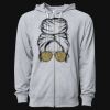 Icon Unisex Lightweight Loopback Terry Full-Zip Hooded Sweatshirt Thumbnail