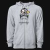 Icon Unisex Lightweight Loopback Terry Full-Zip Hooded Sweatshirt Thumbnail