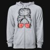 Icon Unisex Lightweight Loopback Terry Full-Zip Hooded Sweatshirt Thumbnail