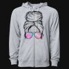 Icon Unisex Lightweight Loopback Terry Full-Zip Hooded Sweatshirt Thumbnail