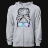 Icon Unisex Lightweight Loopback Terry Full-Zip Hooded Sweatshirt Thumbnail