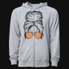 Icon Unisex Lightweight Loopback Terry Full-Zip Hooded Sweatshirt Thumbnail
