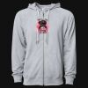 Icon Unisex Lightweight Loopback Terry Full-Zip Hooded Sweatshirt Thumbnail