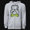 Icon Unisex Lightweight Loopback Terry Full-Zip Hooded Sweatshirt Thumbnail