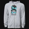 Icon Unisex Lightweight Loopback Terry Full-Zip Hooded Sweatshirt Thumbnail