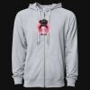 Icon Unisex Lightweight Loopback Terry Full-Zip Hooded Sweatshirt Thumbnail