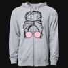 Icon Unisex Lightweight Loopback Terry Full-Zip Hooded Sweatshirt Thumbnail