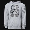 Icon Unisex Lightweight Loopback Terry Full-Zip Hooded Sweatshirt Thumbnail