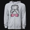 Icon Unisex Lightweight Loopback Terry Full-Zip Hooded Sweatshirt Thumbnail