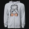 Icon Unisex Lightweight Loopback Terry Full-Zip Hooded Sweatshirt Thumbnail