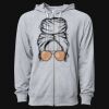 Icon Unisex Lightweight Loopback Terry Full-Zip Hooded Sweatshirt Thumbnail